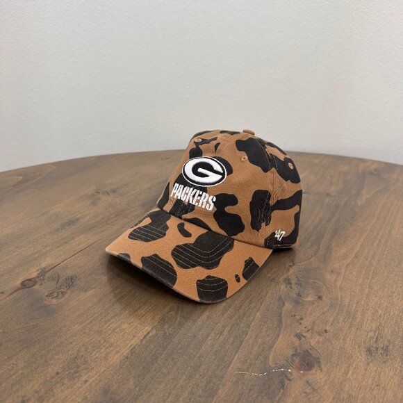 Women's Green Bay Packers Leopard Dad Hat - Picture 1 of 3